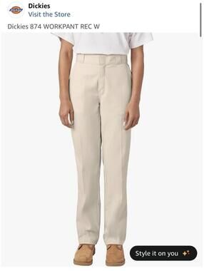 Dickies 874 Women’s Workpant Regular Fit in Khaki Size 8